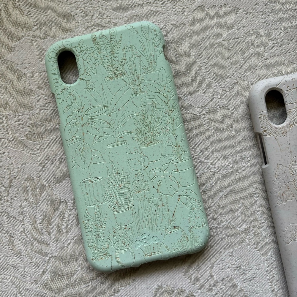 iPhone XR case (with plants!)